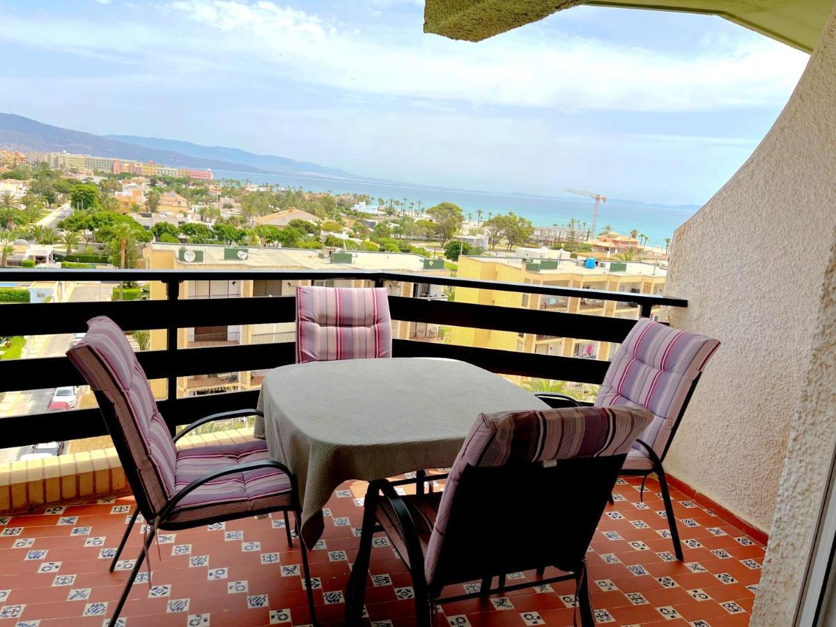 Apartamento Roquetas De Mar Urbanizacion, 2 Dormitorios, Gran Terraza Con Vista Al Mar, Wi-Fi, Parking Y Piscina Eksteriør billede