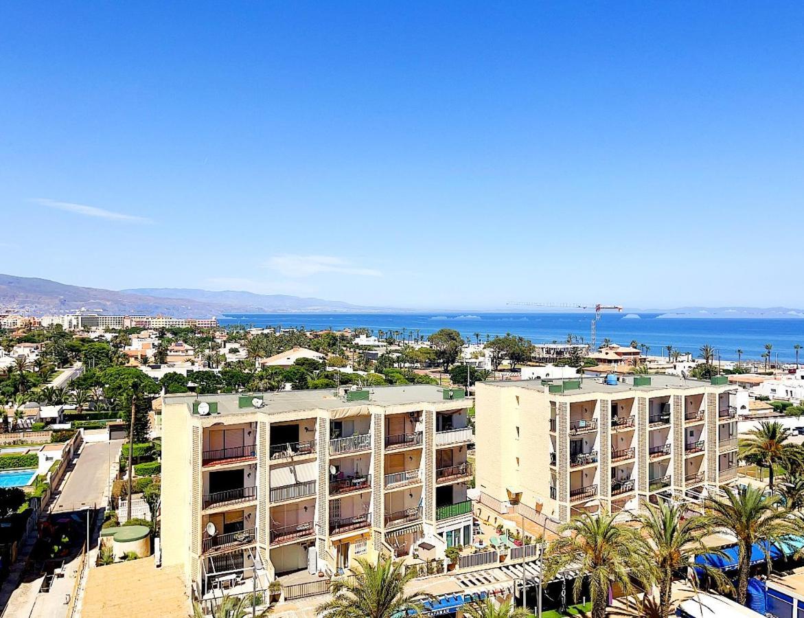 Apartamento Roquetas De Mar Urbanizacion, 2 Dormitorios, Gran Terraza Con Vista Al Mar, Wi-Fi, Parking Y Piscina Eksteriør billede