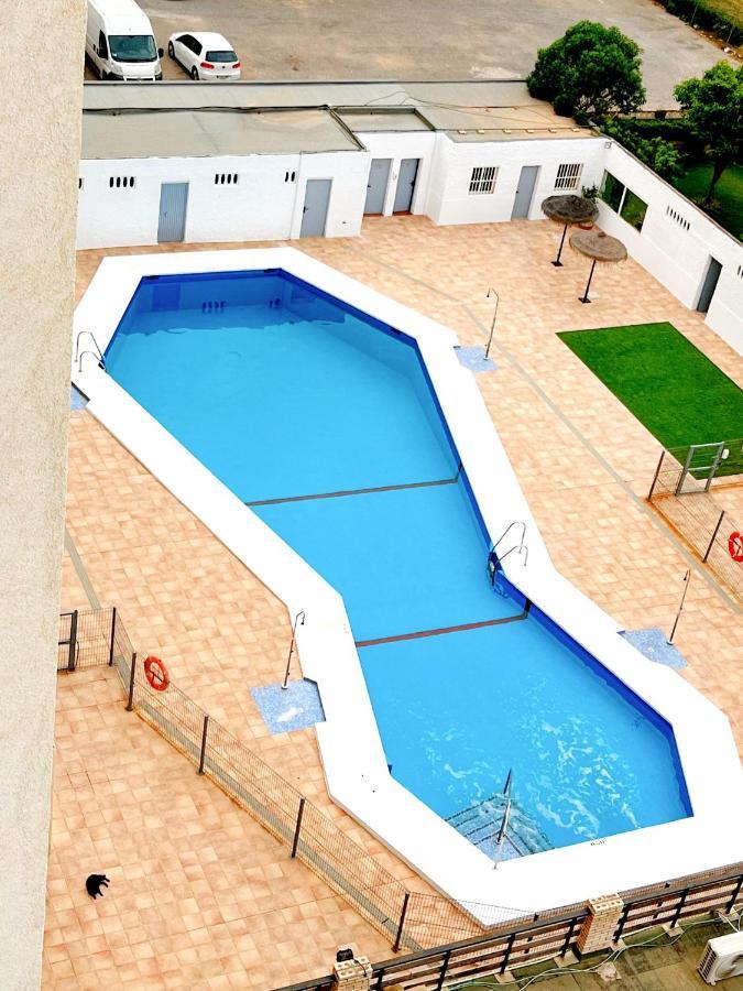 Apartamento Roquetas De Mar Urbanizacion, 2 Dormitorios, Gran Terraza Con Vista Al Mar, Wi-Fi, Parking Y Piscina Eksteriør billede